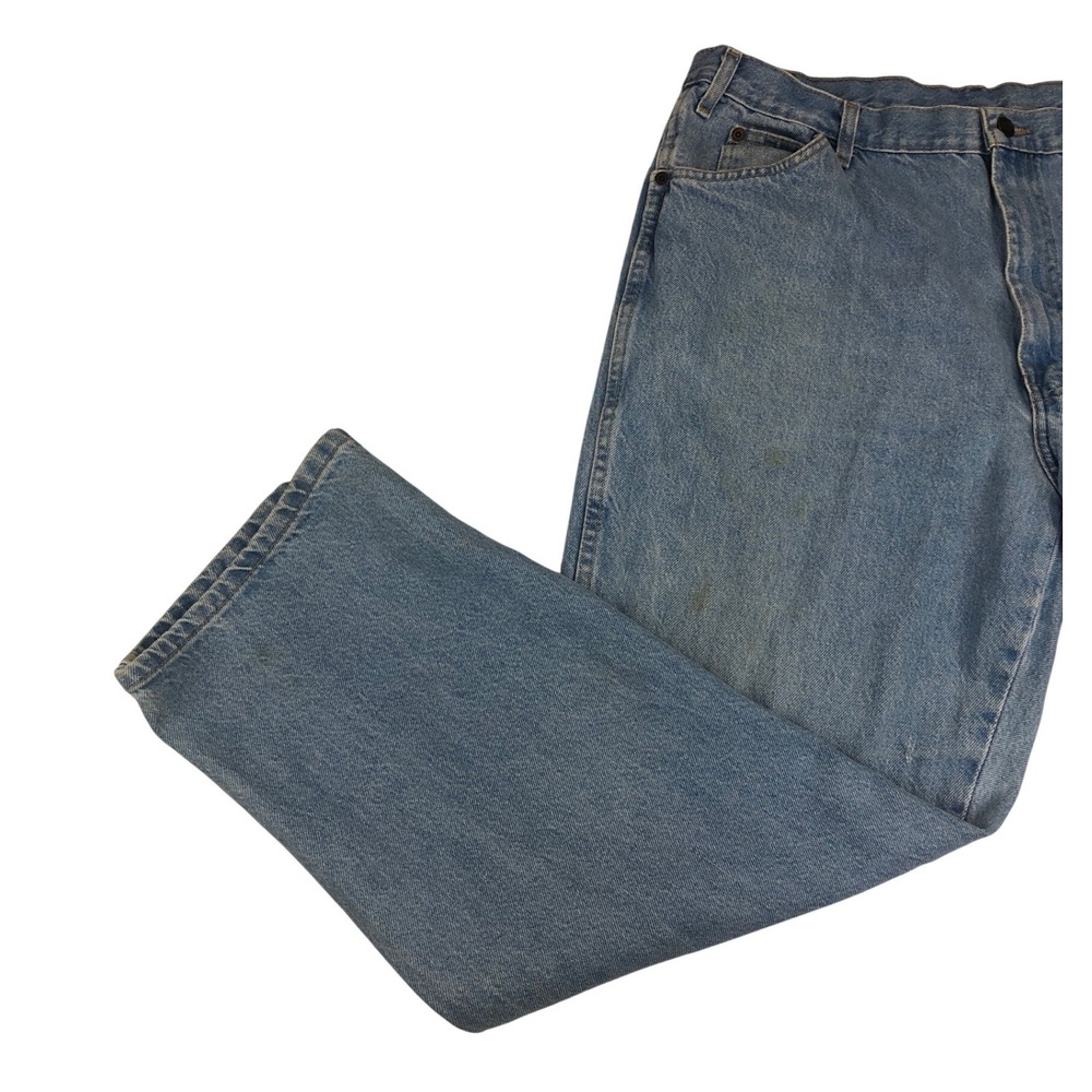 Dickies Men's Jeans Light Wash 40x32 Relaxed Fit Blue Denim Outdoor Workwear - Picture 6 of 10